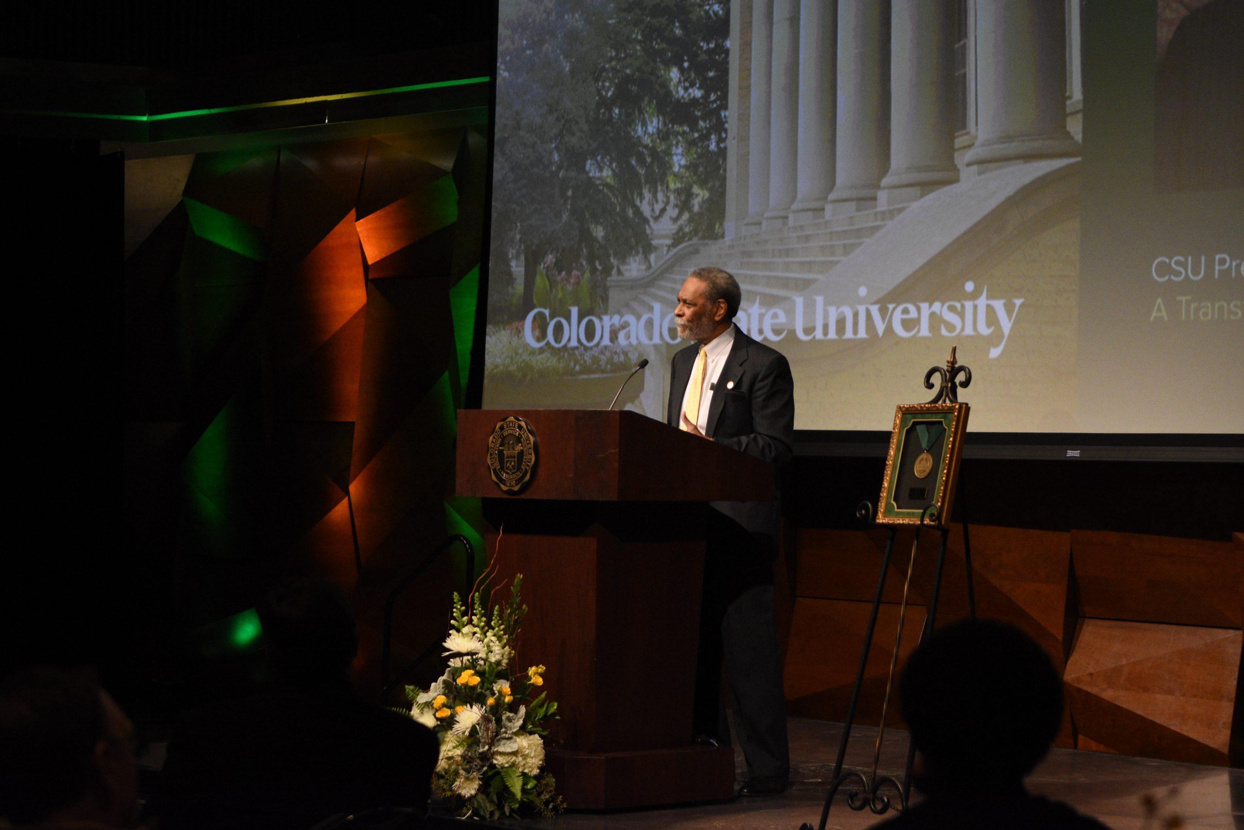 Former+CSU+President+Albert+Yates+receives+Founders+Day+Medal%2C+reflects+on+land-grant+legacy