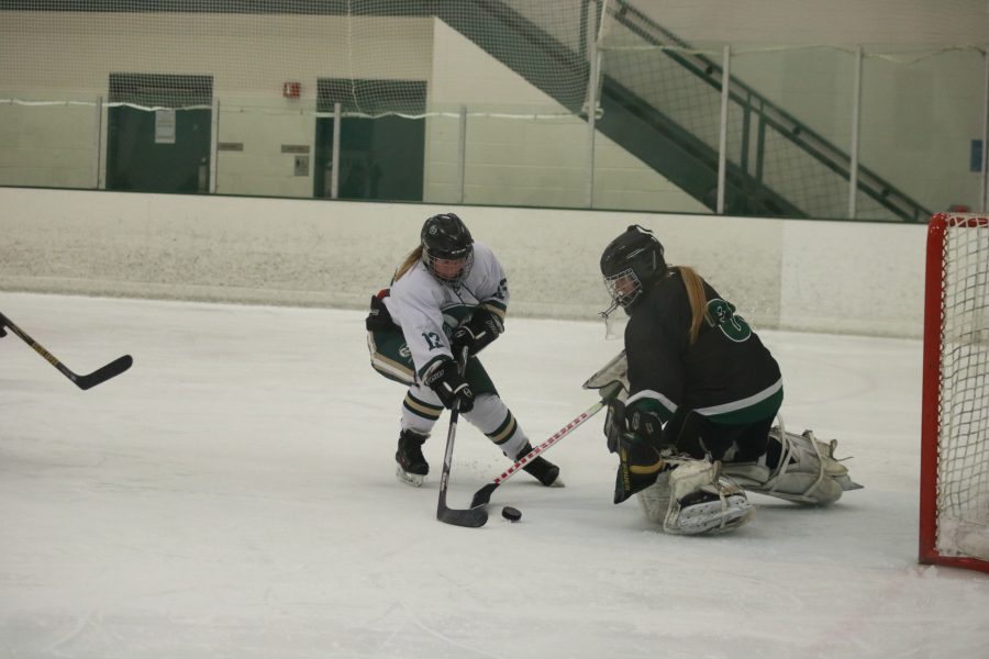 Kallie Clements (13) attempts to score on the Utah goalie, as CSU takes on Utah at home. The Rams win 4-3 (Devin Cornelius | Collegian)