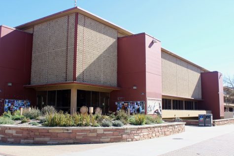 The Andrew G. Clark building provides classrooms and offices to students and staff Feb. 25, 2019. (Matt Begeman | Collegian)