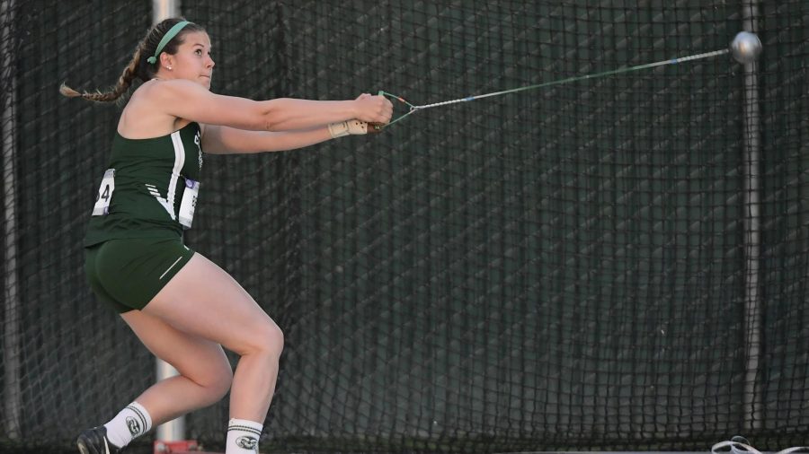 Colorado State Universitys Kelcey Bedard was recently awarded the Mountain West Womens Field Athlete of the Week for the second time this year. (Photo courtesy of Tim Nwachukwu | NCAA Photos)