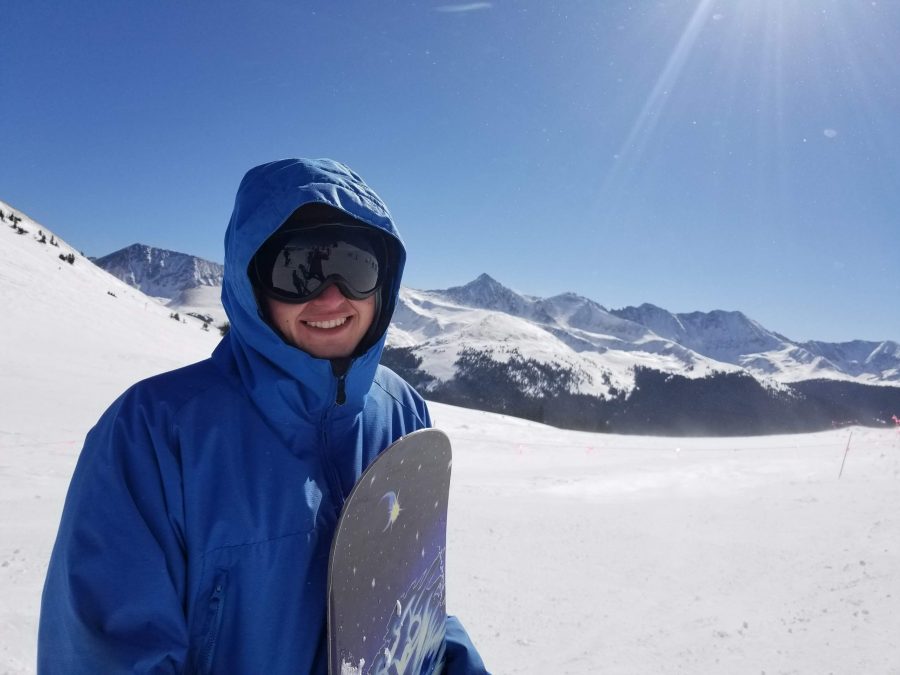 Trigg Skoe at the top of Copper Ski Area 
