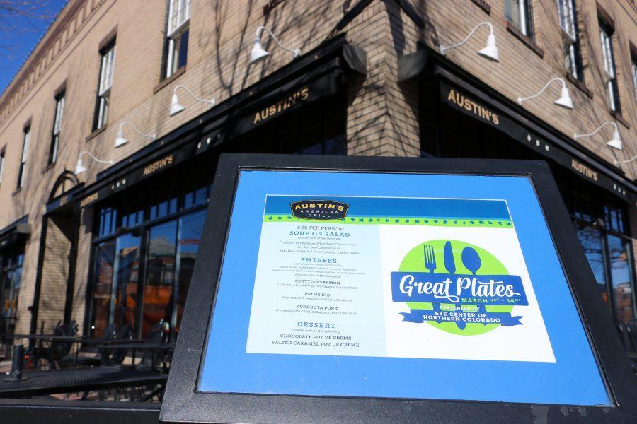 Austin's is a local restaurant that is supporting the Food Bank for Larimer County by participating in Great Plates.  (Devin Cornelius | Collegian)