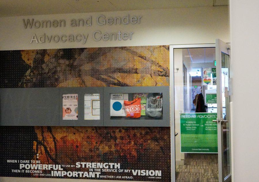 The Women and Gender Advocacy Center is located in the Lory Student Center on campus at Colorado State University, March 25, 2019. 