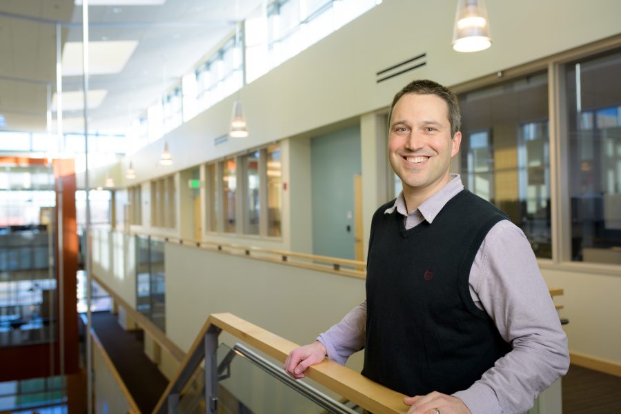 Christopher (Chris) Snow, Associate Professor in the Chemical and Biological Engineering department in the Walter Scott, Jr. College of Engineering. (Photo provided by Christopher Snow)