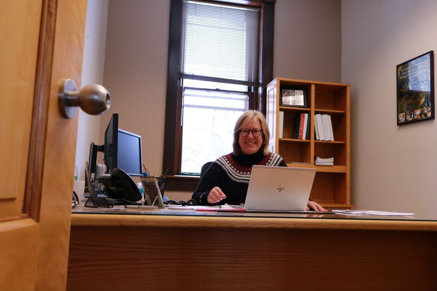 Lise Youngblade, head of CSU's Departmant of Human Developement and Family Studies smiles for a photo. She will become the new Dean of the College of Health and Human Sciences starting August 5th. (Devin Cornelius | Collegian)