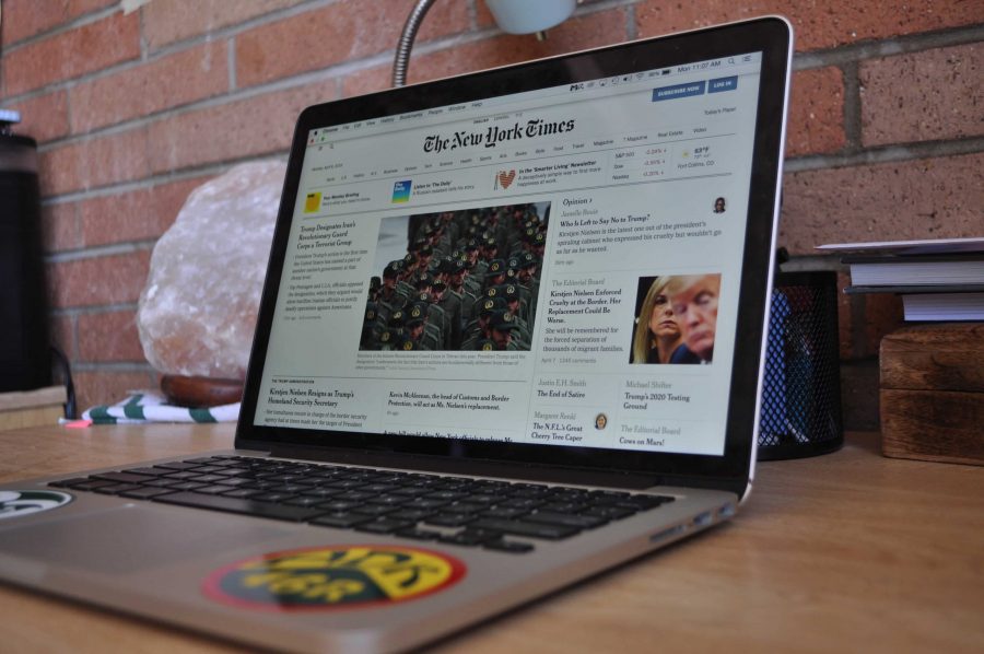 ASCSU has changed the New York Times subscription to digitals so CSU students can now access their subscriptions online. (Anna Montesanti | Collegian)