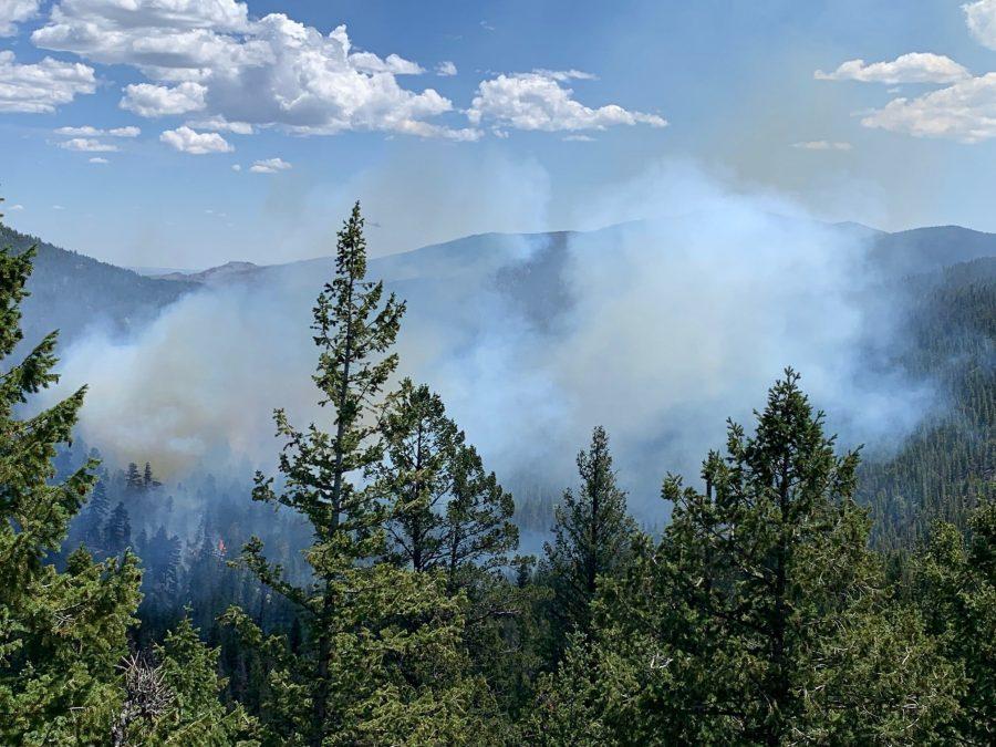 Due to a burnout operation, the Beaver Fire increased to 92 acres and was 35 percent contained Thursday. (Photo courtesy of Reghan Cloudman, public affairs specialist for the Arapaho and Roosevelt National Forests and Pawnee National Grassland)