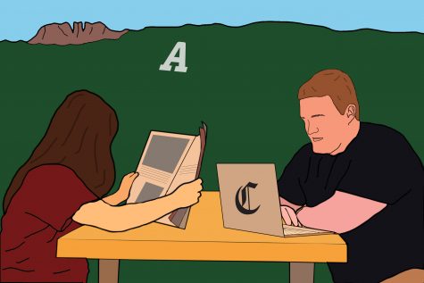 The Rocky Mountain Collegian is transitioning to a digital-first platform to better serve their readers and students seeking a career in a world of digital journalism. (Photo Illustration by Amy Noble and Forrest Czarnecki | The Collegian)