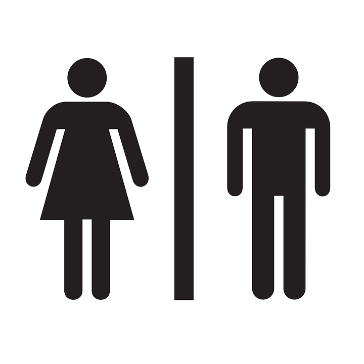 Womens and mens bathroom logo (Courtesy of Adobe Stock)