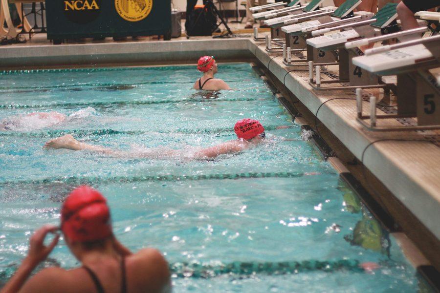 Womens swim and dive team is back in the pool this Friday