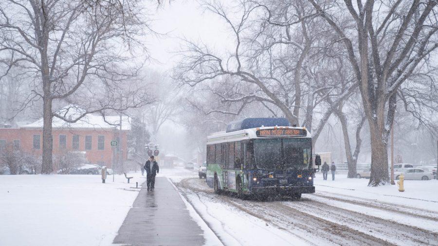 Fort Collins public transport offers free transport to CSU students, faculty, and staff. (Nathan Tran | Collegian)