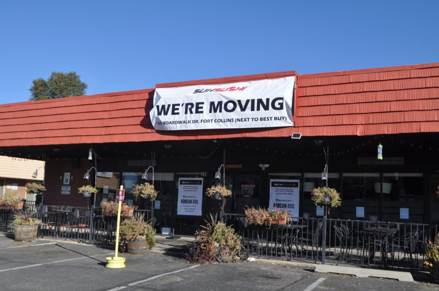 Suh Sushi announced its move after the building was sold to CSU. (Anna Montesanti | Collegian)