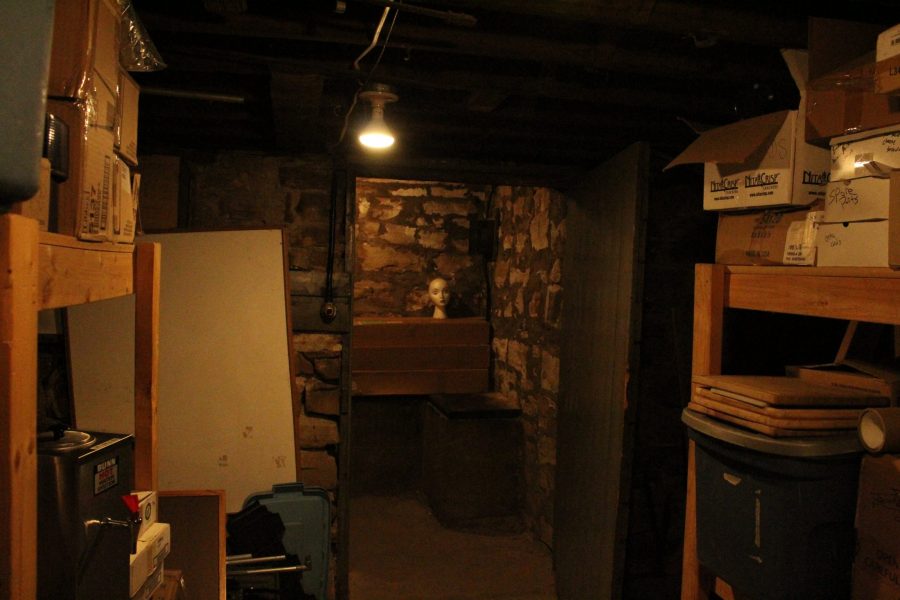 The basement of Happy Lucky’s Teahouse in Oldtown contains surplus tea and smells strongly of chai, but historically the basement was a home to Fort Collins prisoners. Oct. 26 (Alyssa Uhl |  