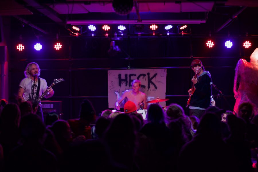 TrashFest plays for the Heck House event at the Downtown Artery Oct. 24. The bands King Crawdad, Los Toms, Dry Ice, and TrashFest performed to an energized crowd. (Ryan Schmidt | The Collegian)