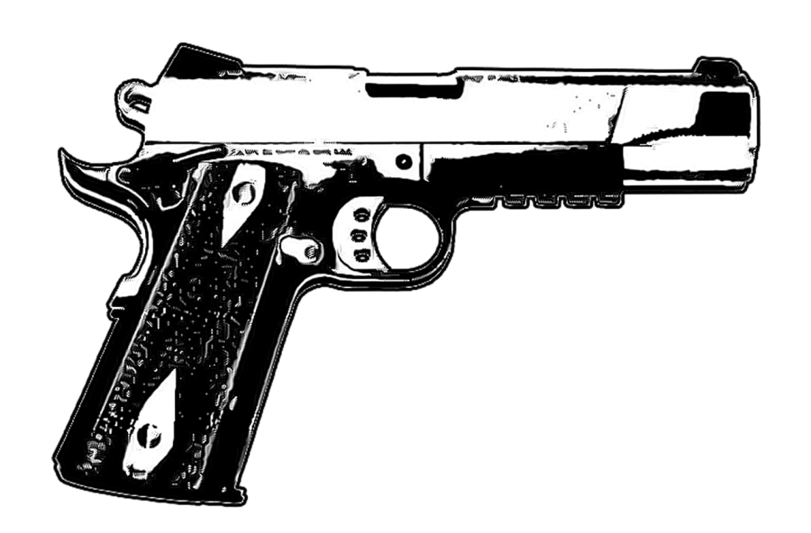 Gun drawing (Courtesy of Pixabay)
