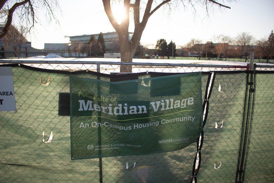 Meridian Village is a new on campus housing community that is due to be completed in 2025, Dec 16. (Devin Cornelius | Collegian)