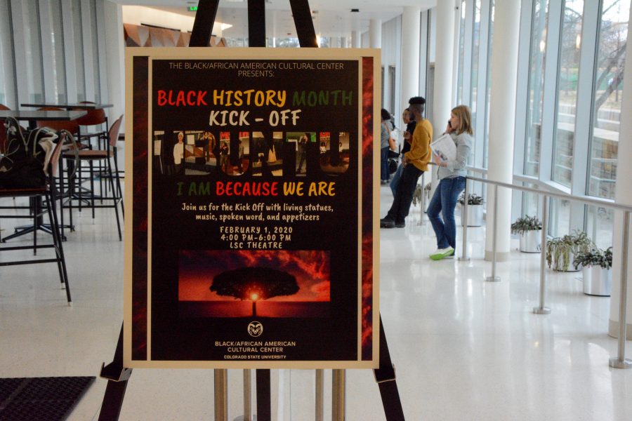 Colorado State Universitys Black/African American Cultural Center holds a Black History Month Kick-Off on Jan 31. (Megan McGregor | The Collegian)