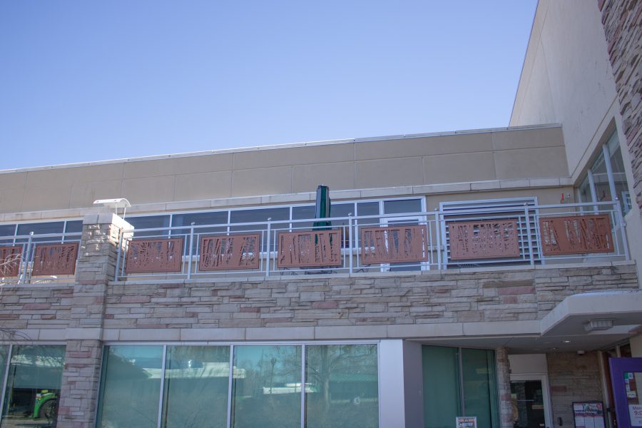 An outside view if the Lory Student Center by the Gray Rock room and Recycled Cycles. There are plans for the north side of the LSC to be renovated in early 2020. (Devin Cornelius | Collegian)