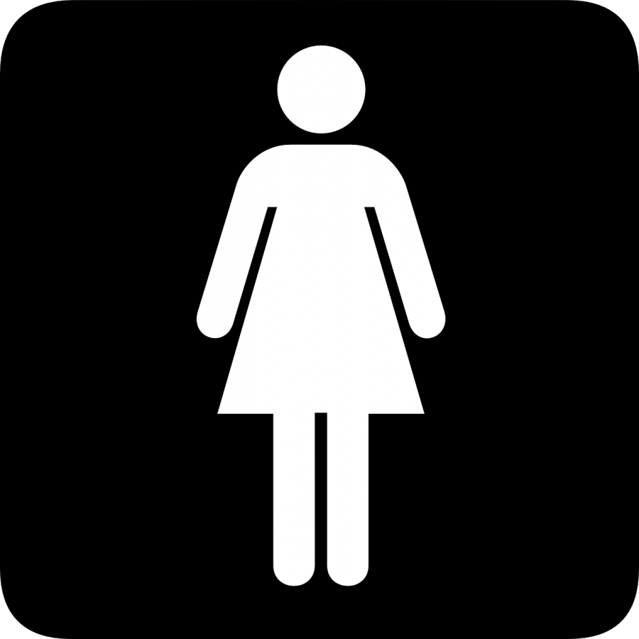 Womens bathroom sign. (Photo via Clker-Free-Vector-Images, Pixabay)