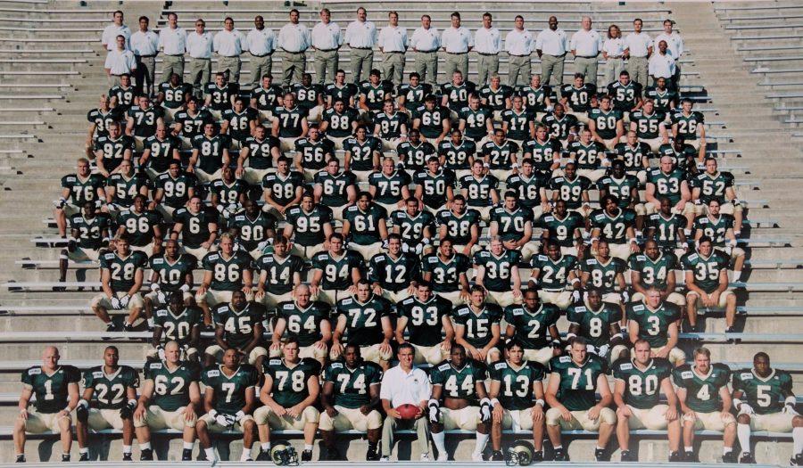 Team photo of the 1997 CSU football team. The Rams recored a final record of 11-2 and finished ranked No.17 in the final AP poll. (Photo courtesy of John Hirn, CSU Athletics Historian)