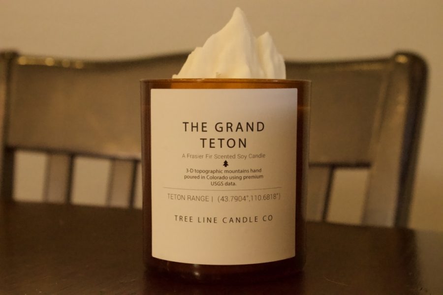 The Grand Teton Candle from Tree Line Candle Company. (Ian Fuster | The Collegian)