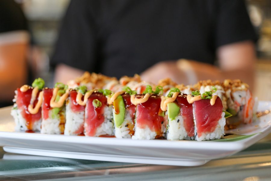 Sushi rolls at JAWS Sushi on Elizebeth street. (Brooke Buchan | The Collegian) 
