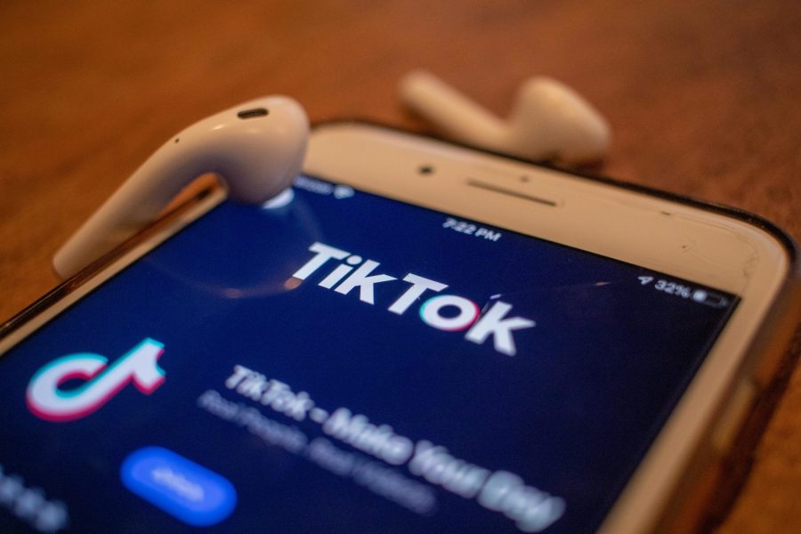 TikTok is one of the most popular social media apps right now, featuring videos of dancing, making food, dogs and pretty much anything else you could imagine. TikTok is a platform that everyone has the opportunity to get famous on thanks to the For You Page and TikToks high user engagement rate. (Addie Kuettner | The Collegian)