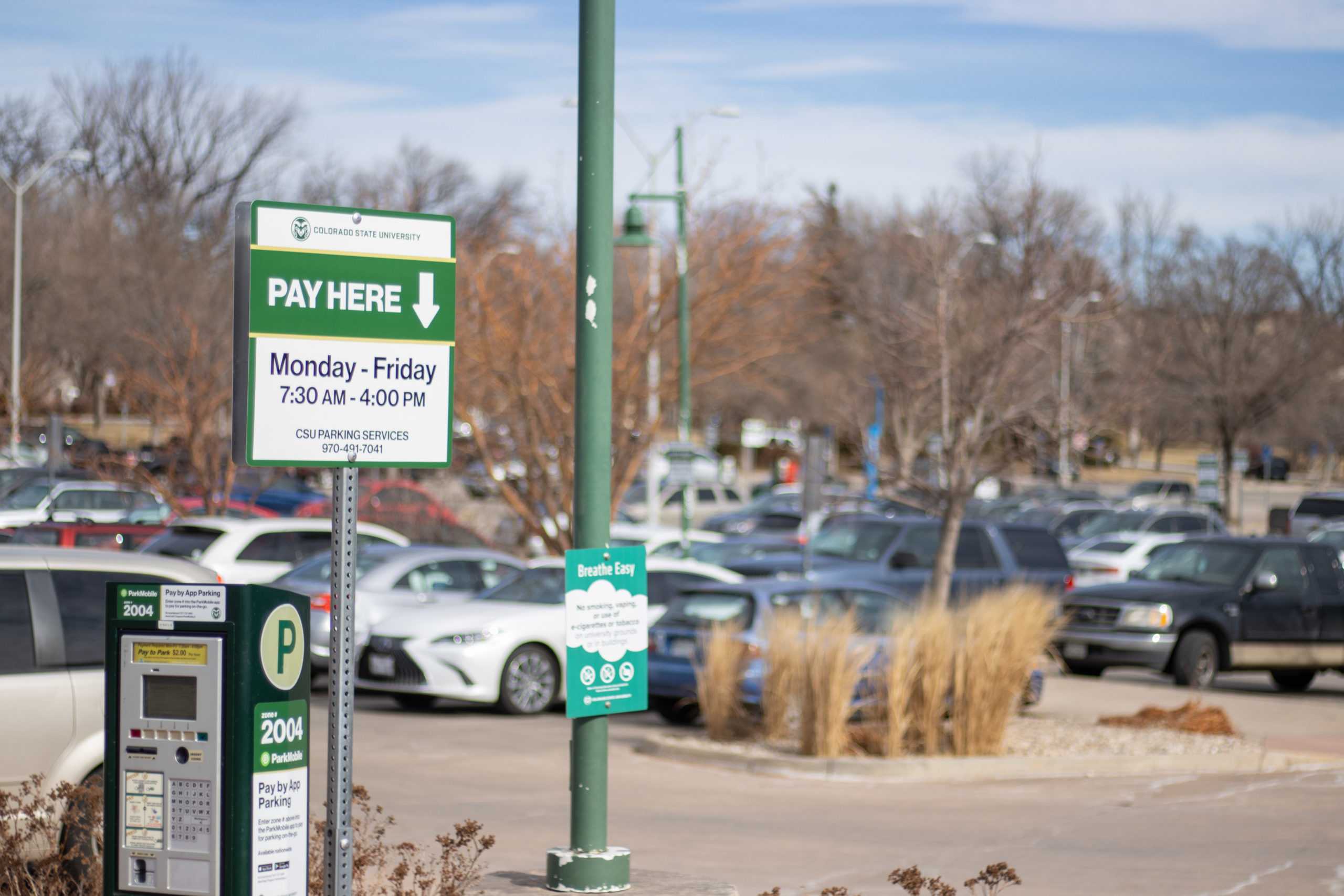 A pay to park station