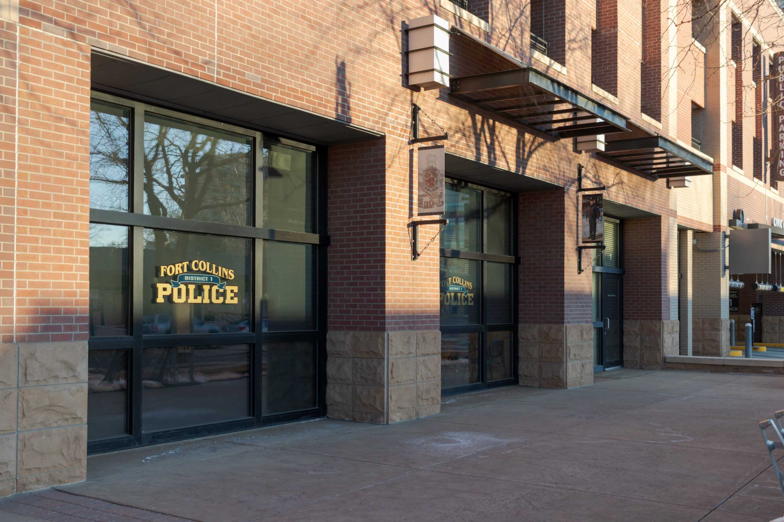 The Fort Collins Police office in Old Town