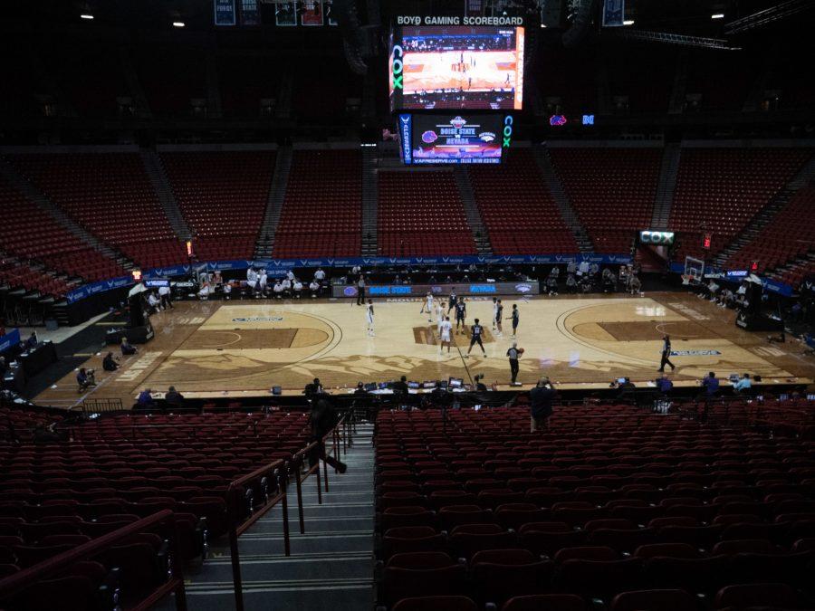 The Thomas and Mack Center at the University of Nevada, Las Vegas during the Air Force Reserve Mountain West Tournament March 11. (Devin Cornelius | The Collegian)
