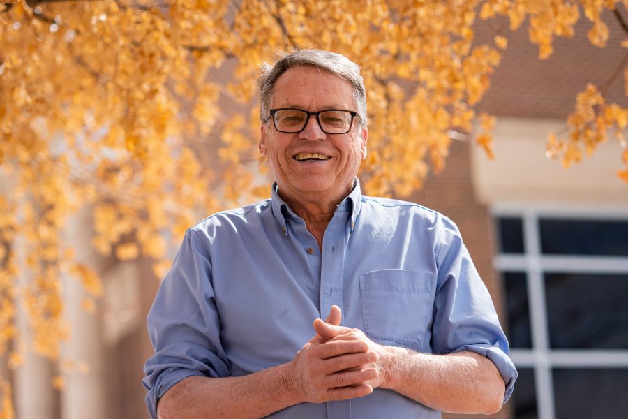 District 6 Fort Collins City Council Candidate, Gerry Horak poses for a portrait by the University Center for the Arts March 20. (Tri Duong | The Collegian)