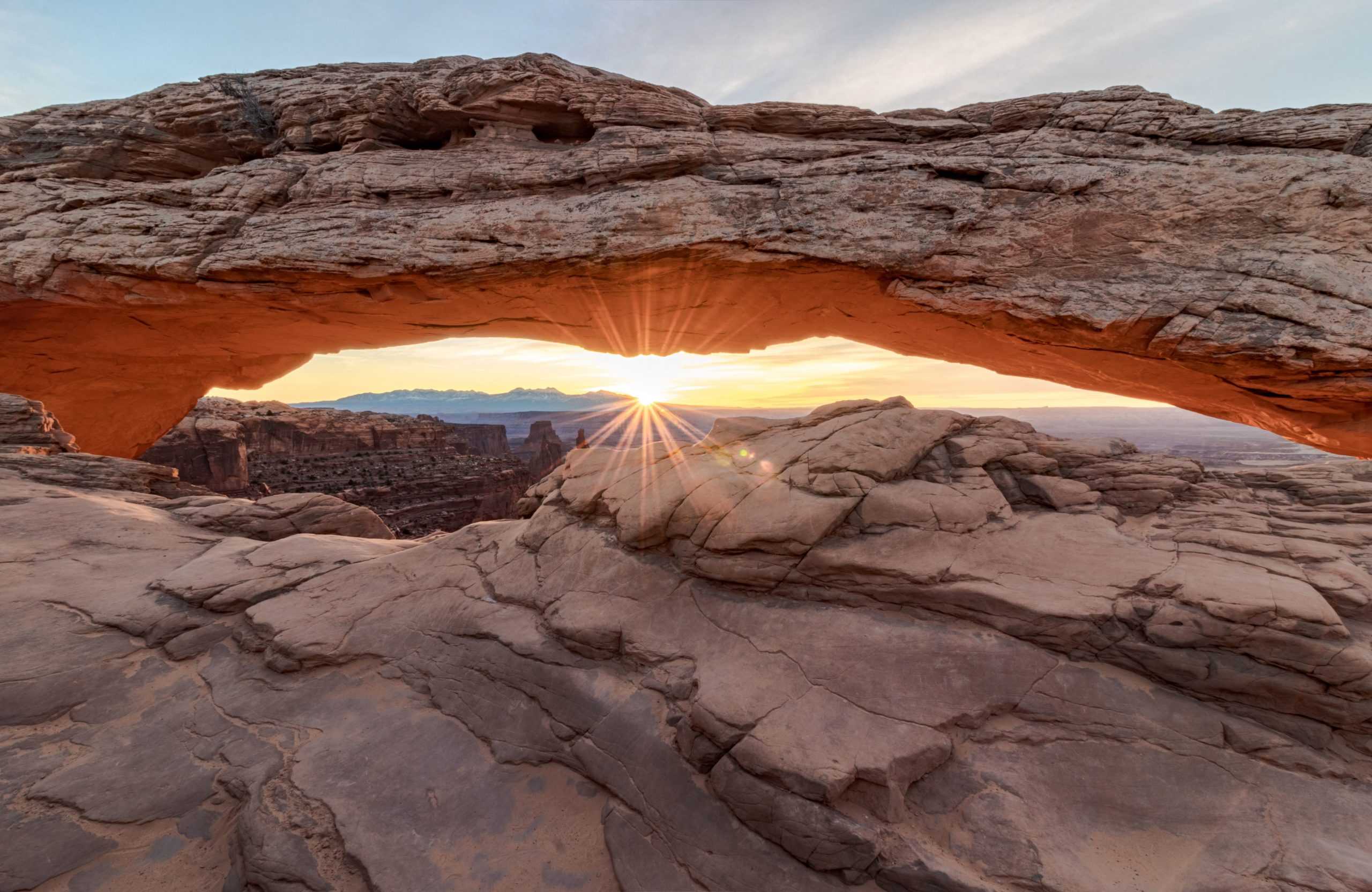 sunrise at arch