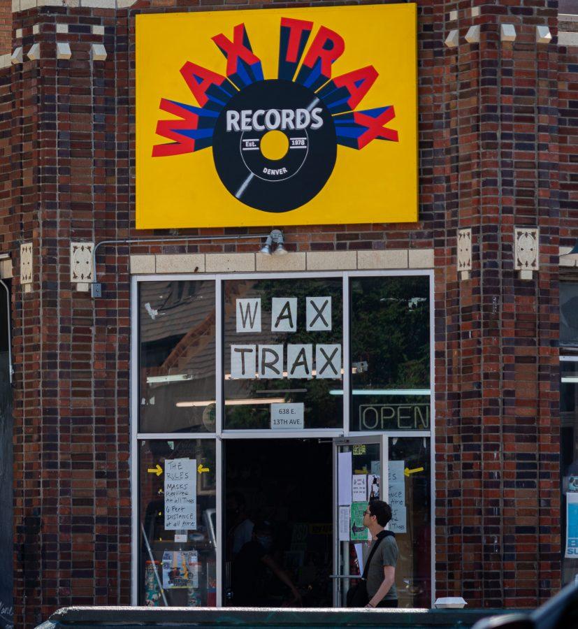 Front entrance of Wax Trax Records in Denver, Colorado June 12. (Tri Duong | The Collegian)