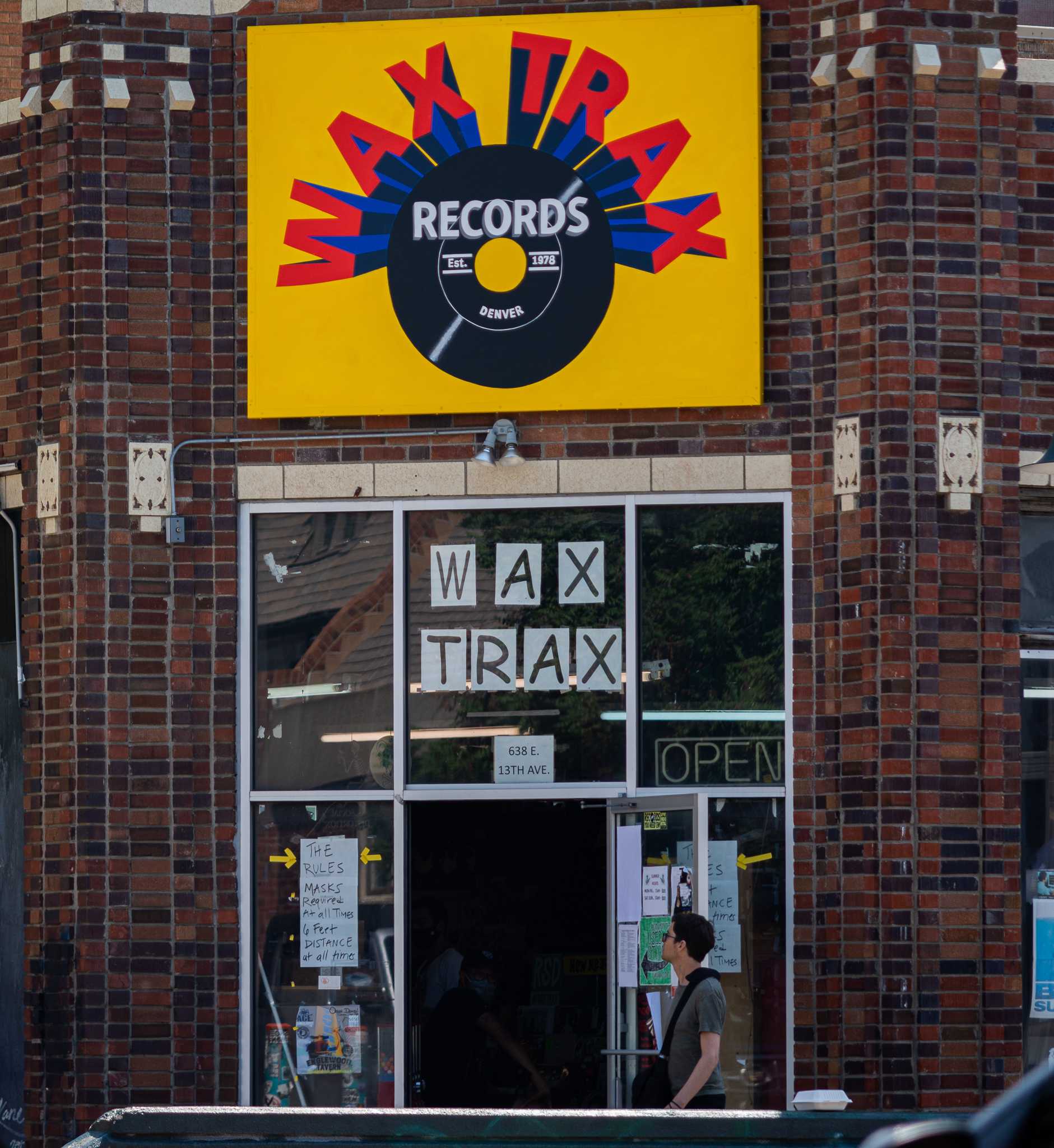 Entrance of Wax Trax Records