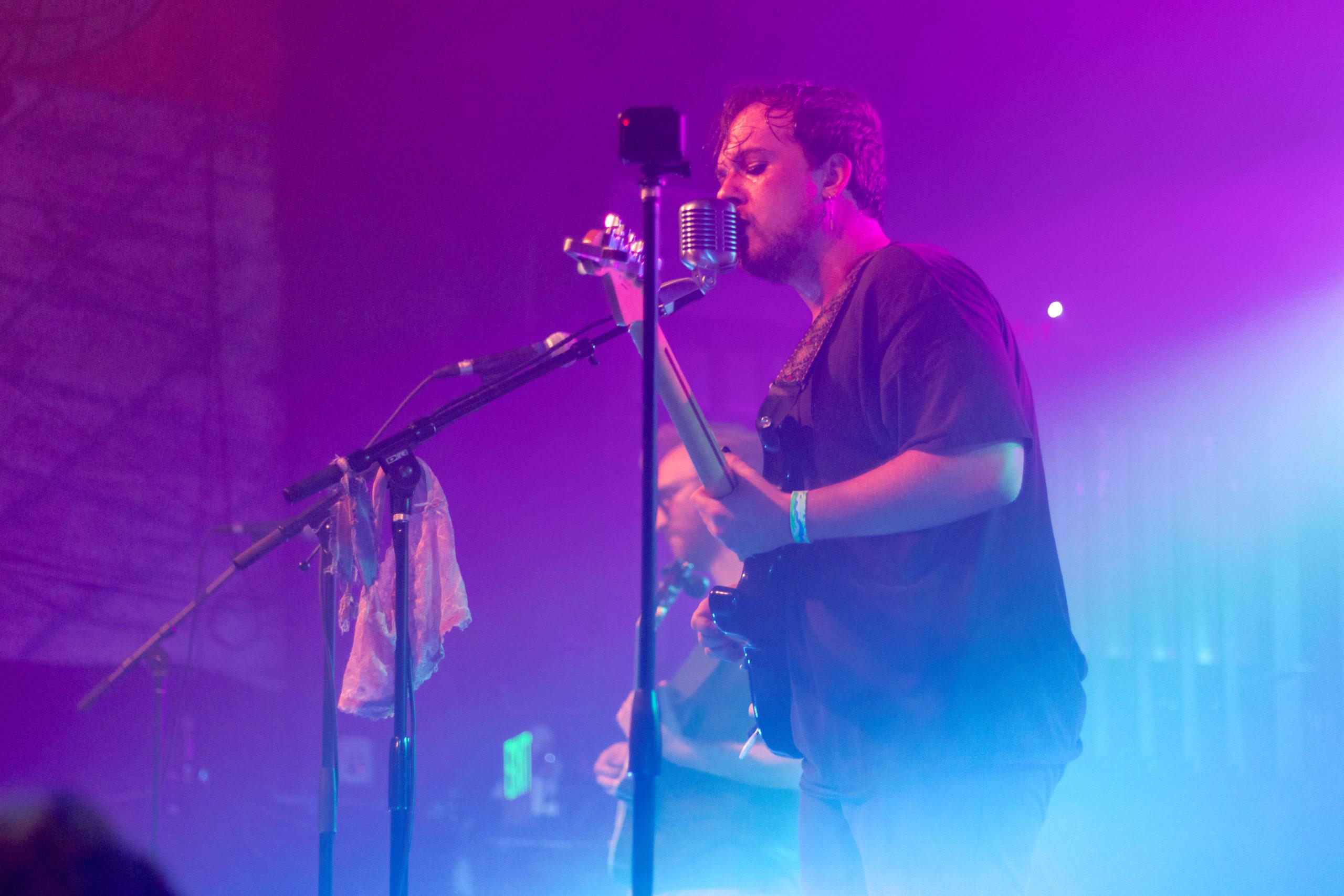 Caleb McFadden and Colin Farnsworth perform at the Aggie Theatre