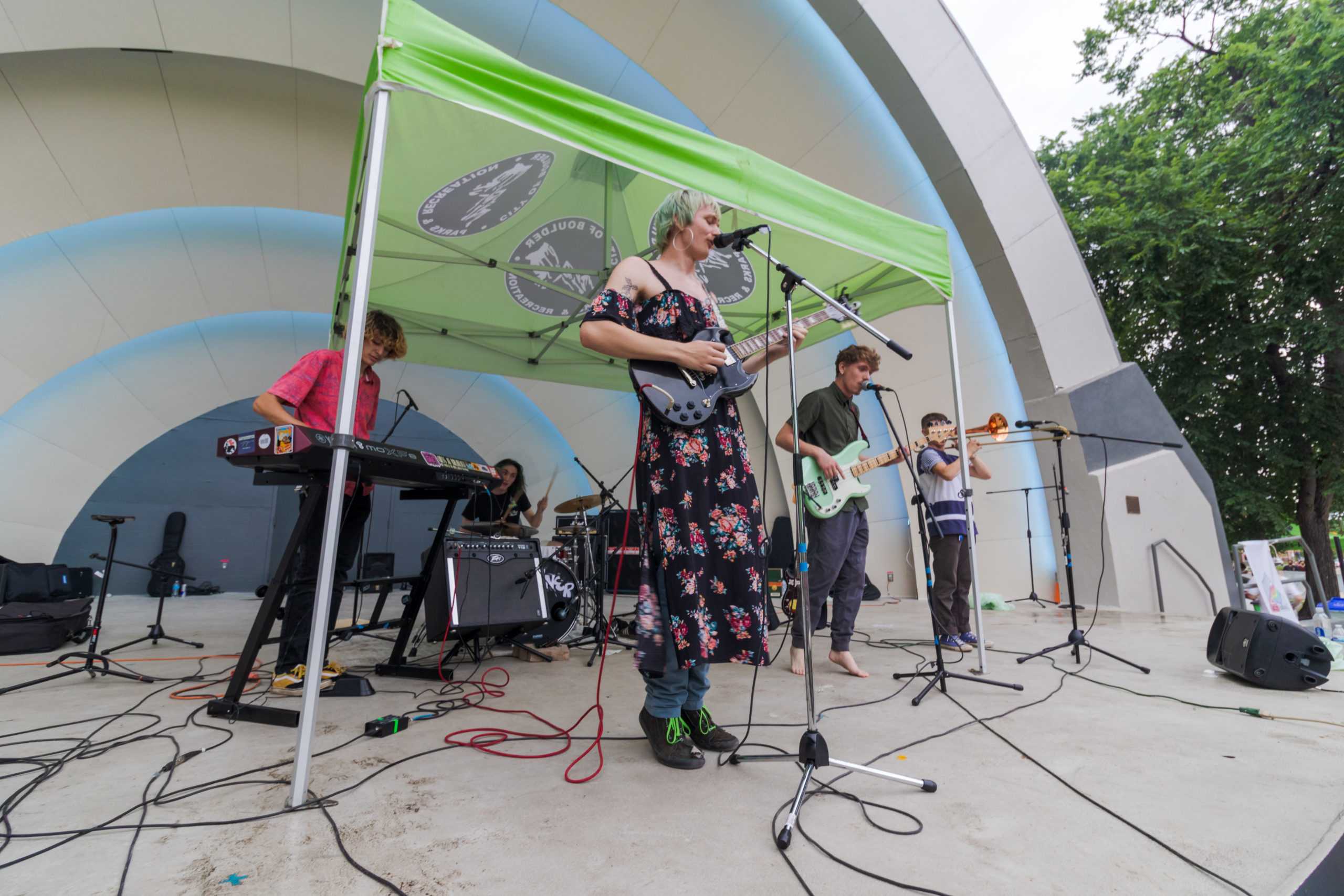 People in General perform at the Boulder Bandshell