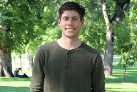Cody Cooke, the fall 2021 opinion director for The Collegian. (Cat Blouch | The Collegian)