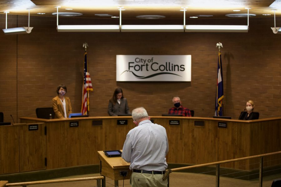 Fort+Collins+City+Council+in+session+Sept.+21.+The+City+Council+heard+from+community+members+and+moved+forward+with+a+variety+of+ordinances+impacting+Poudre+School+District%2C+local+marijuana+codes%2C+infrastructure+and+other+aspects+of+the+City.++%28Ryan+Schmidt+%7C+The+Collegian%29
