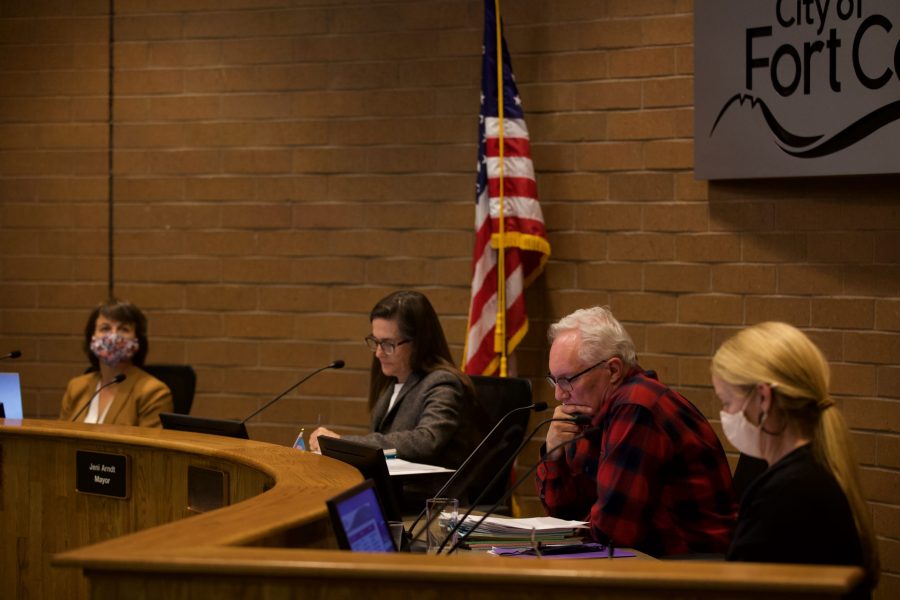 Fort Collins City Council in session Sept. 21, 2021. The city council heard from community members and moved forward with a variety of ordinances impacting Poudre School District, local marijuana codes, infrastructure and other aspects of the City. 