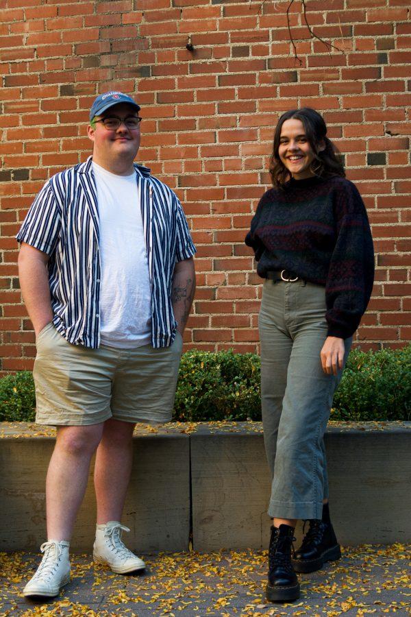 Miranda Fling, winner of the Sonic Spotlight Competition and Forrest Nelson, one of the top eight finalists for this year's competition stand together