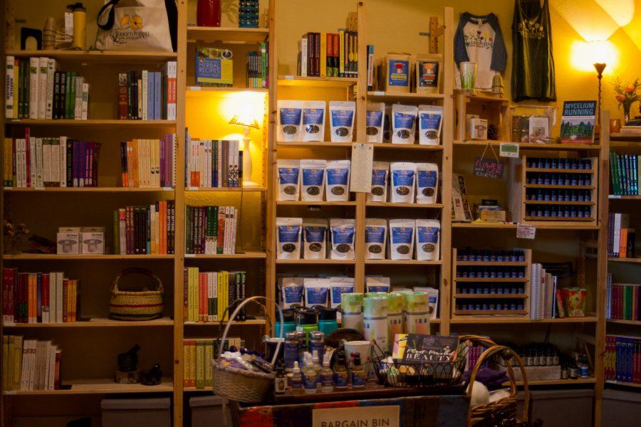 Teas, books, candles and much more at Golden Poppy Herbal Apothecary