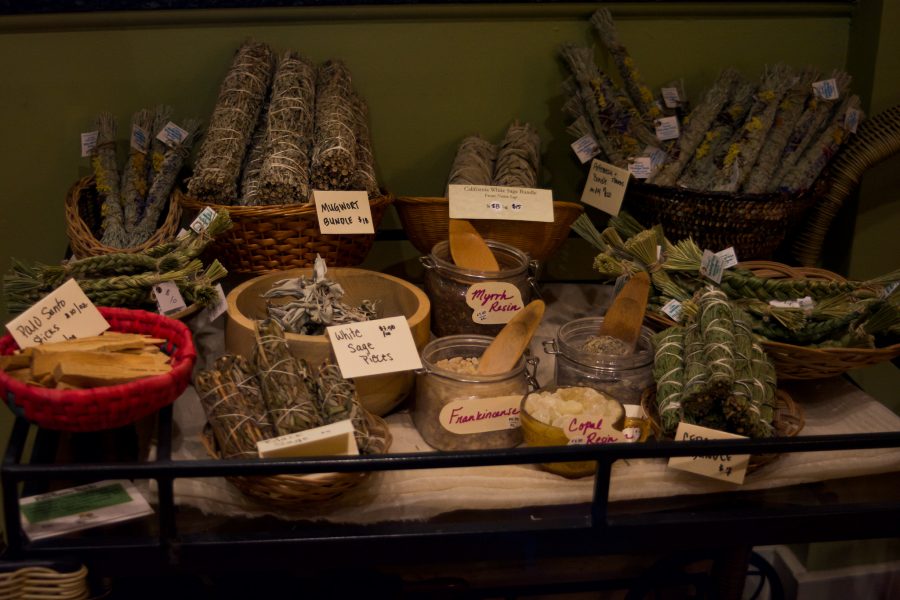 Sage, mugwort, palo santo and more available at Golden Poppy Herbal Apothecary