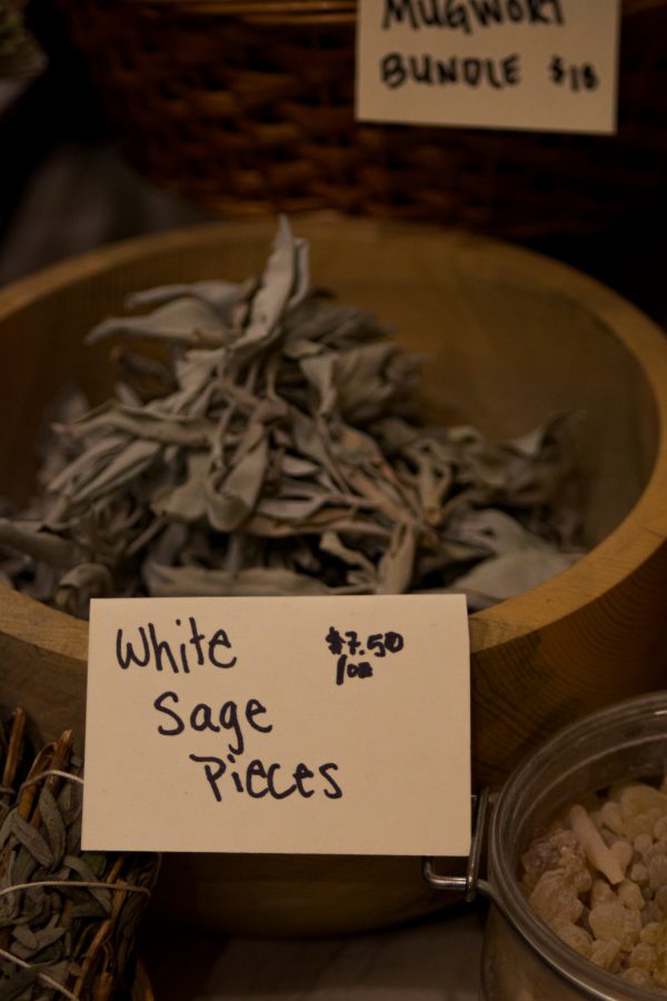 White sage pieces for burning and other uses available at Golden Poppy Herbal Apothecary