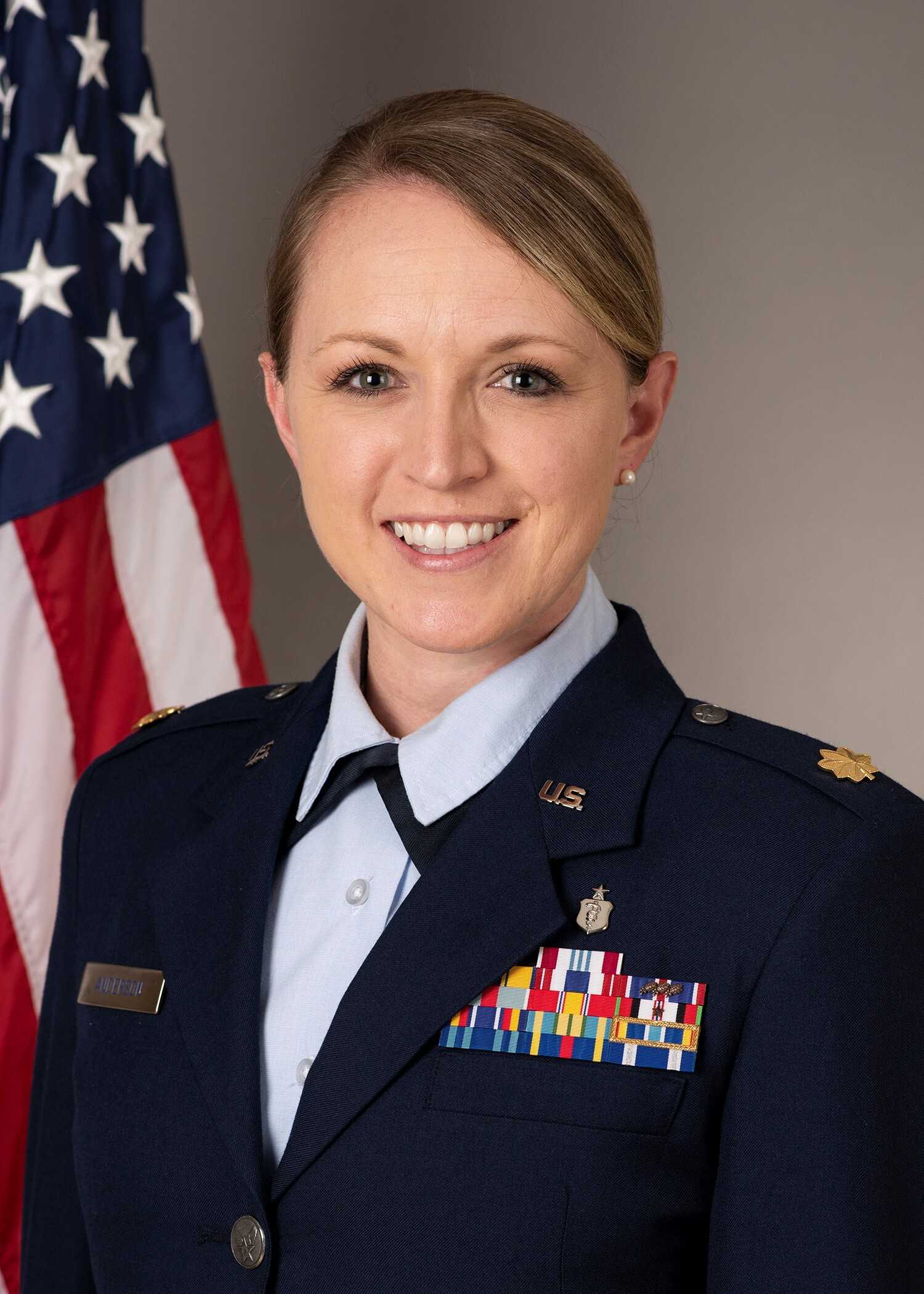 The Colorado State University alumna Maj. Danielle Anderson