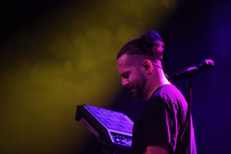 Elderbrook performs to a sold-out Bluebird Theater in Denver Oct. 17.  