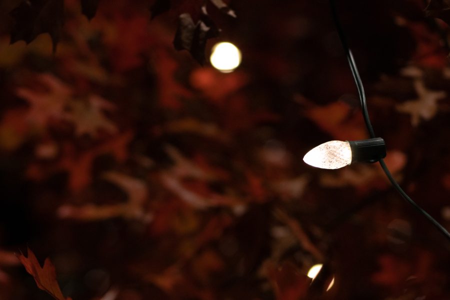 The lighting ceremony took place in Fort Collins’ Old Town Square started at 6:30p.m. Nov 5. The ceremony hosted the live jazz band Atom Collective. (Grayson Reed | The Collegian)