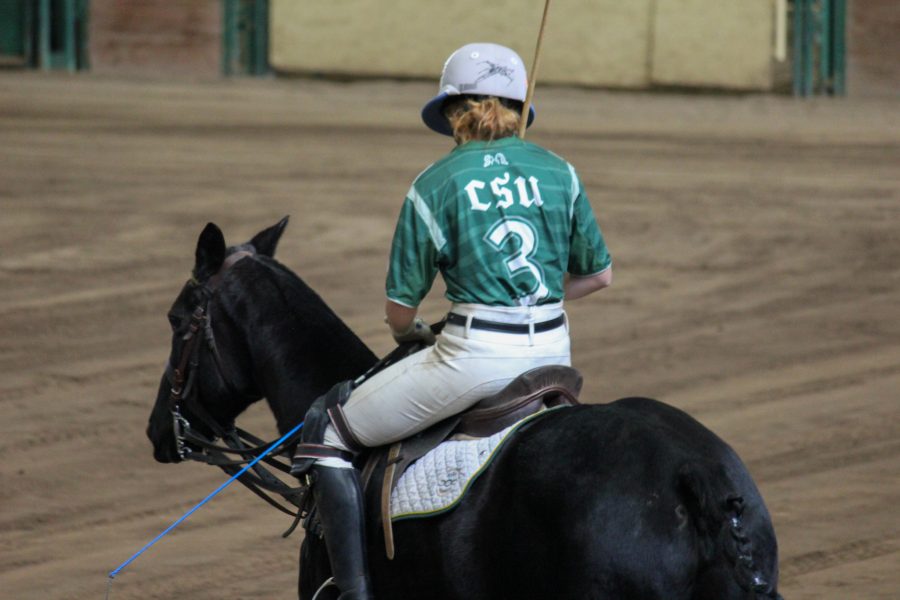 Player number three prepares for the match