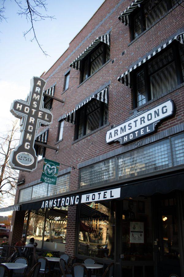 The Armstrong Hotel in downtown Fort Collins, Nov.15. (Devin Cornelius | The Collegian) 