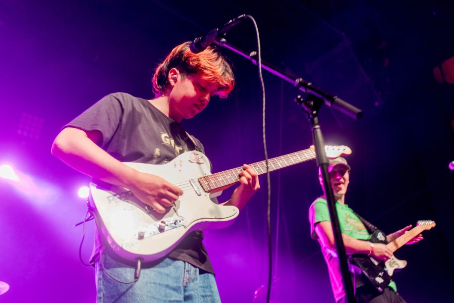 Nicolás Muñoz and Gabriel Muñoz perform at the Aggie Theatre