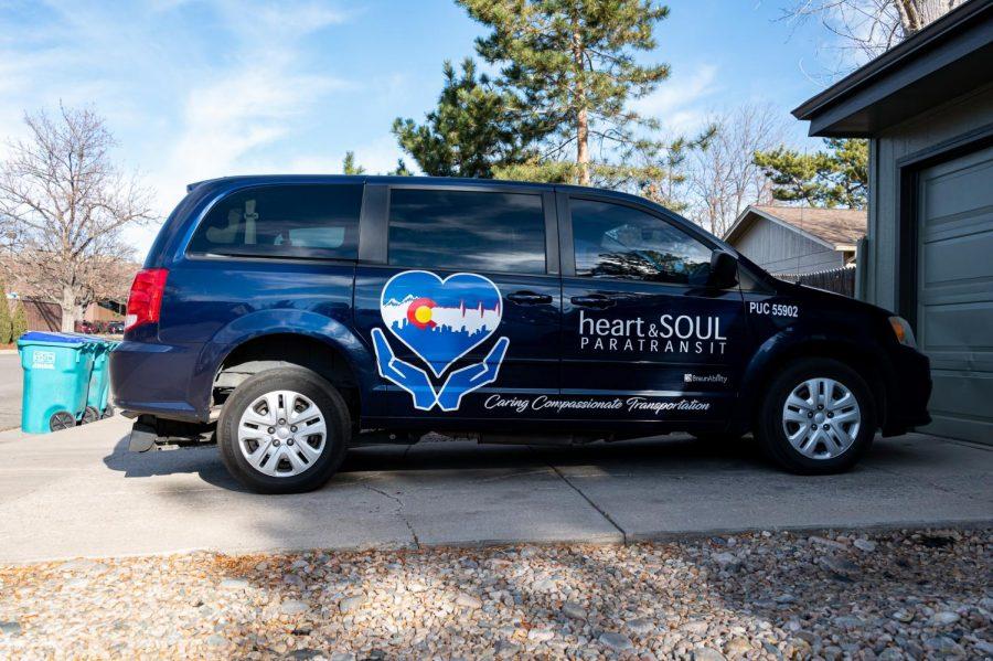 Heart+%26+Soul+Paratransit+van+parked+outside+the+family+owned+business+in+Fort+Collins